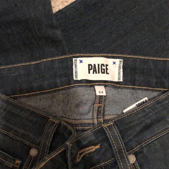 Paige Peg Skinny Jeans Like New, Size 24 - Picture 4 of 4
